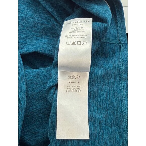 Patagonia Women's Long Sleeve Performance Top Open Layered Back Teal Soft Size S - Picture 9 of 11